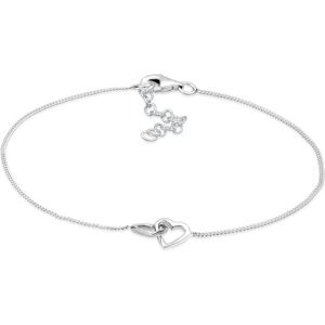 Elli Rose Gold 925 Silber Herzarmband - Armbänder Elli Rose Gold 925 Silber Herzarmband - Armbänder