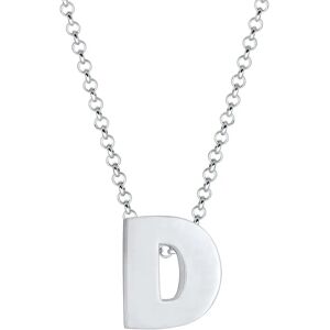 Collar de plata Elli con colgante de letra D - 45cm - Joyería Collar de plata Elli con colgante de letra D - 45cm - Joyería