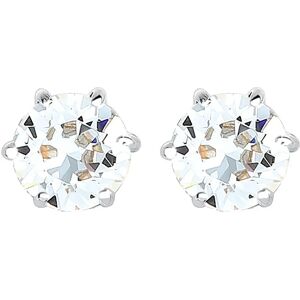 Elli Sterlingsilber Runde Kristalle Klassische Ohrringe - Damenschmuck Elli Sterlingsilber Runde Kristalle Klassische Ohrringe - Damenschmuck