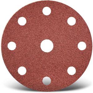 MENZER Disques abrasifs rouges - 150mm, 9 trous, Ponceuse orbitale - Disques abrasifs - Publicité MENZER Disques abrasifs rouges - 150mm, 9 trous, Ponceuse orbitale - Disques abrasifs - Publicité