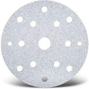 MENZER - White - Ø150 mm - 15 trous - Abrasifs - Publicité MENZER - White - Ø150 mm - 15 trous - Abrasifs - Publicité