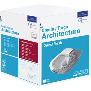 Villeroy & Boch Architectura Toaletă - Montare pe perete, Fără margine, Economisire de apă Villeroy & Boch Architectura Toaletă - Montare pe perete, Fără margine, Economisire de apă