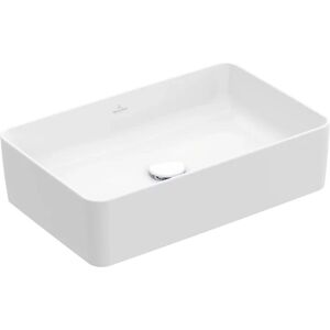 Lavabo rectangulaire en céramique Collaro de Villeroy & Boch - Blanc - Publicité Lavabo rectangulaire en céramique Collaro de Villeroy & Boch - Blanc - Publicité