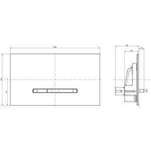 Villeroy & Boch ViConnect Toilet Spuleskive - Hvid mat Villeroy & Boch ViConnect Toilet Spuleskive - Hvid mat