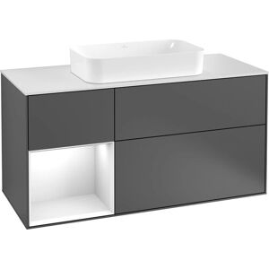 Muebles de baño Villeroy & Boch Finion - Angular, con Estanterías y Lavabo Central Muebles de baño Villeroy & Boch Finion - Angular, con Estanterías y Lavabo Central