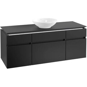 Villeroy & Boch Legato Waschtischunterschrank - Black Matt, 1400x550x500mm Villeroy & Boch Legato Waschtischunterschrank - Black Matt, 1400x550x500mm