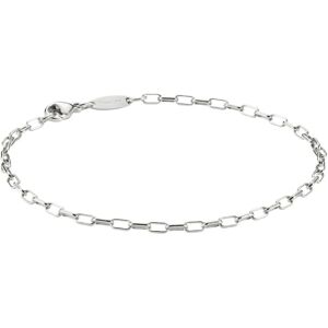 Thomas Sabo Silver Paperclip Bracelet - Sterling Silver, 16-19cm - Charm Club Thomas Sabo Silver Paperclip Bracelet - Sterling Silver, 16-19cm - Charm Club
