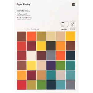 Rico Design Erdfarbenes Zeichenpapier - 30 Blätter Rico Design Erdfarbenes Zeichenpapier - 30 Blätter