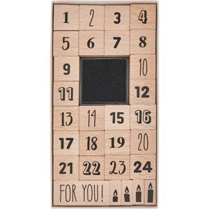 Rico Design 302053 Adventskalender - Zahlstempel Bastelset Rico Design 302053 Adventskalender - Zahlstempel Bastelset