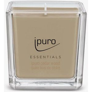 ipuro Essentials Zedernholz Duftkerze - 125 g, Braun ipuro Essentials Zedernholz Duftkerze - 125 g, Braun
