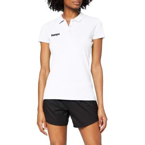 Kempa White Polo Shirt Women - Short Sleeve - Piqué Kempa White Polo Shirt Women - Short Sleeve - Piqué