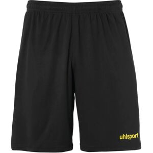 UHLSPORT Center Basic Shorts - Comfortabel, Polyester, Zwart UHLSPORT Center Basic Shorts - Comfortabel, Polyester, Zwart