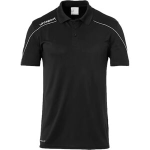 Uhlsport Stream 22 Black Polo Shirt - Polo Shirt Uhlsport Stream 22 Black Polo Shirt - Polo Shirt