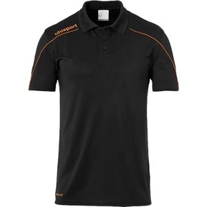 UHLSPORT Stream Black Polo Shirt - Polo Shirt UHLSPORT Stream Black Polo Shirt - Polo Shirt