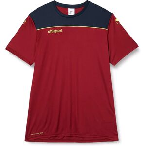 UHLSPORT Heren Voetbal T-shirt Rood Geel UHLSPORT Heren Voetbal T-shirt Rood Geel