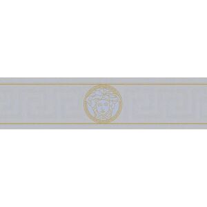 Versace Grey Wallpaper Border - Greek Key Design - Wallpaper Border Versace Grey Wallpaper Border - Greek Key Design - Wallpaper Border