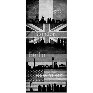 LIVING WALLS Zwart-Wit Vinyl Zelfklevende Borduur - Wanddecoratie LIVING WALLS Zwart-Wit Vinyl Zelfklevende Borduur - Wanddecoratie