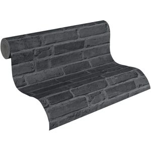 Living Walls Wood n Stone Vliestapete - Steinoptik, anthrazit schwarz Living Walls Wood n Stone Vliestapete - Steinoptik, anthrazit schwarz