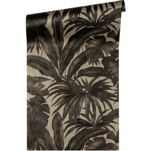 Versace Giungla Palm Leaves Wallpaper - Black/Gold - 10m x 70cm Versace Giungla Palm Leaves Wallpaper - Black/Gold - 10m x 70cm
