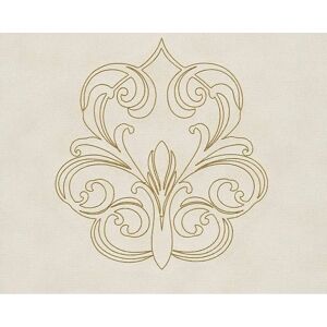 Nobile Creme Goud Barok Behang - Muurbekleding Nobile Creme Goud Barok Behang - Muurbekleding