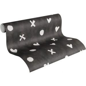 Livingwalls Nero 3D Carta da Parati senza PVC - Carta Livingwalls Nero 3D Carta da Parati senza PVC - Carta