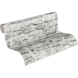 A.S. CRÉATION Decoro Papel Pintado Piedra Gris - Decoración de Pared A.S. CRÉATION Decoro Papel Pintado Piedra Gris - Decoración de Pared