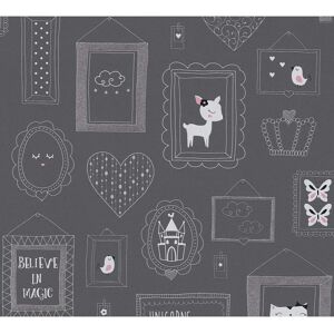 LIVING WALLS Metallic Roze Kinder Muurschildering - Kinderkamer Decoratie LIVING WALLS Metallic Roze Kinder Muurschildering - Kinderkamer Decoratie