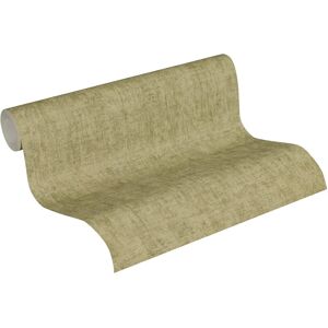 A.S. Création Green/Beige Wallpaper - Vinyl, Textured, 0.53x10.05m A.S. Création Green/Beige Wallpaper - Vinyl, Textured, 0.53x10.05m