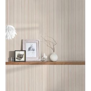 A.S. Création Beige Striped Non-woven Wallpaper - Wallpaper A.S. Création Beige Striped Non-woven Wallpaper - Wallpaper