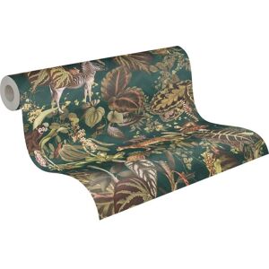AS Creation Groene Jungle Behang - Dieren Tropisch Vinyl AS Creation Groene Jungle Behang - Dieren Tropisch Vinyl