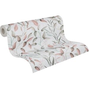 A.S. Création Rosa Verde Bulbo de Flor Papel Pintado - Papel A.S. Création Rosa Verde Bulbo de Flor Papel Pintado - Papel