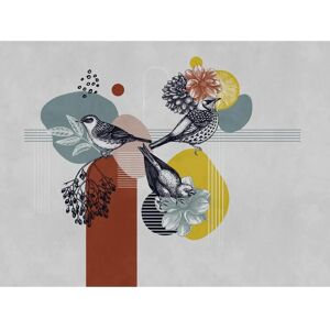 Livingwalls The Wall III Vlies Behang Bloem & Dieren - Bunt 2.8m x 0.02m Livingwalls The Wall III Vlies Behang Bloem & Dieren - Bunt 2.8m x 0.02m