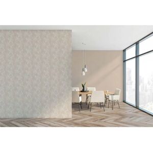 A.S. Creation Beige Creme Bloem Geometrisch Vliesbehang - Vliesbehang A.S. Creation Beige Creme Bloem Geometrisch Vliesbehang - Vliesbehang