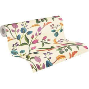 AS Creations Colorful Flowers Wallpaper - Floral Pattern, 10.05m x 0.52m AS Creations Colorful Flowers Wallpaper - Floral Pattern, 10.05m x 0.52m
