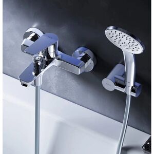 AM.PM FTA15000 Mitigeur bain avec douchette et support - Mitigeur pour baignoire - Publicité AM.PM FTA15000 Mitigeur bain avec douchette et support - Mitigeur pour baignoire - Publicité