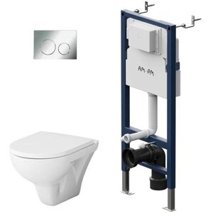 Ensemble AM.PM IIS90151.TA1700: WC suspendu + élément encastré + plaque de commande - Publicité Ensemble AM.PM IIS90151.TA1700: WC suspendu + élément encastré + plaque de commande - Publicité