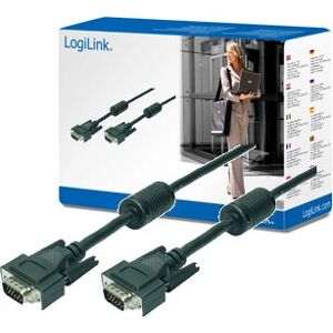 LogiLink CV0017 VGA Cable - 15m Black VGA (D-Sub) - VGA Cable LogiLink CV0017 VGA Cable - 15m Black VGA (D-Sub) - VGA Cable