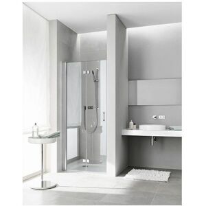 Porte pliante Kermi Diga - 80x200cm - Blanc - Verre - Intérieur - Publicité Porte pliante Kermi Diga - 80x200cm - Blanc - Verre - Intérieur - Publicité