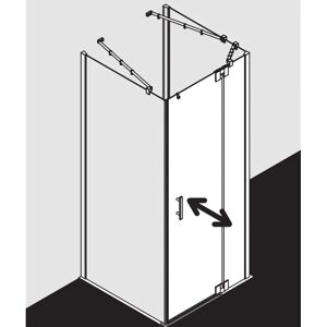 Porte de Douche Kermi FX1WR Argent brillant ESG Verre opaco - Porte de Douche - Publicité Porte de Douche Kermi FX1WR Argent brillant ESG Verre opaco - Porte de Douche - Publicité