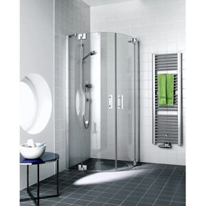 Paroi de Douche Kermi - Quart de Cercle, Argent Brillant, Verre de Sécurité 6mm - Publicité Paroi de Douche Kermi - Quart de Cercle, Argent Brillant, Verre de Sécurité 6mm - Publicité
