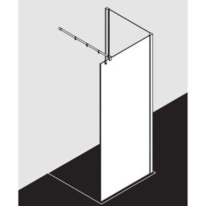 Paroi de Douche Kermi Filia XP - Argent Brillant, Verre Sécurisé Clair - Publicité Paroi de Douche Kermi Filia XP - Argent Brillant, Verre Sécurisé Clair - Publicité