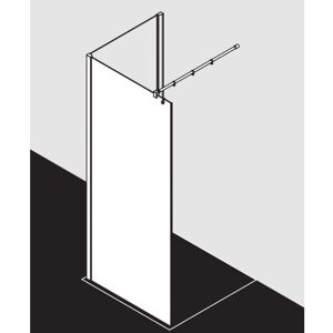 Kermi Filia XP Silber Hochglanz 100x200cm - Duschabtrennung Kermi Filia XP Silber Hochglanz 100x200cm - Duschabtrennung