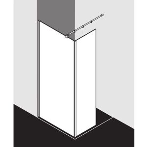 Kermi Walk-In Duschtür - Silber Hochglanz, 2000mm H, 1180-1200mm B, Sicherheitsglas Kermi Walk-In Duschtür - Silber Hochglanz, 2000mm H, 1180-1200mm B, Sicherheitsglas