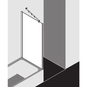 Écran de Douche Kermi Filia XP - 90x175cm - Argent Brillant - Verre Clair - Publicité Écran de Douche Kermi Filia XP - 90x175cm - Argent Brillant - Verre Clair - Publicité