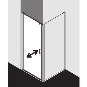 Kermi Liga Porte Battante Modèle LI1WL - Porte de Douche - Publicité Kermi Liga Porte Battante Modèle LI1WL - Porte de Douche - Publicité