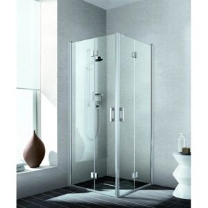 Enceinte de Douche d'angle Kermi Liga - Verre de Sécurité, Argent Mat - Publicité Enceinte de Douche d'angle Kermi Liga - Verre de Sécurité, Argent Mat - Publicité