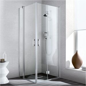 Porte de douche d'angle Kermi Liga - Argent mat brillant - 120cm x 200cm - Publicité Porte de douche d'angle Kermi Liga - Argent mat brillant - 120cm x 200cm - Publicité