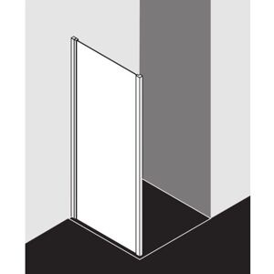 Écran de Douche en Verre Argenté Brillant - Paroi de Douche - Publicité Écran de Douche en Verre Argenté Brillant - Paroi de Douche - Publicité