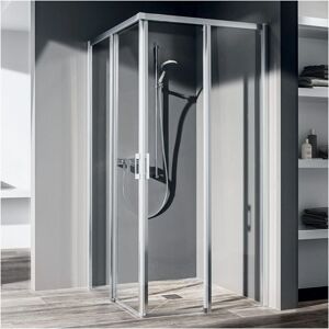 Porte de Douche d'angle Kermi Liga - 2 pièces - Publicité Porte de Douche d'angle Kermi Liga - 2 pièces - Publicité