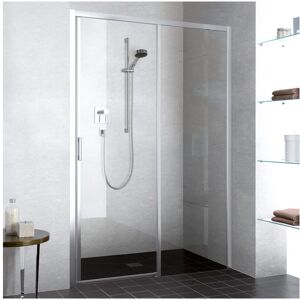 Porte de Douche Kermi Liga - Sans Sol, 2 Pièces, Argent Mat - Publicité Porte de Douche Kermi Liga - Sans Sol, 2 Pièces, Argent Mat - Publicité